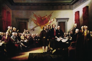 Signing of the Declaration of Independence of the United States of America